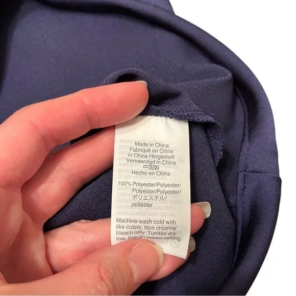 J Crew Sleeveless Ruffle-neck shell in satin-crepe Size XXS - Picture 11 of 11